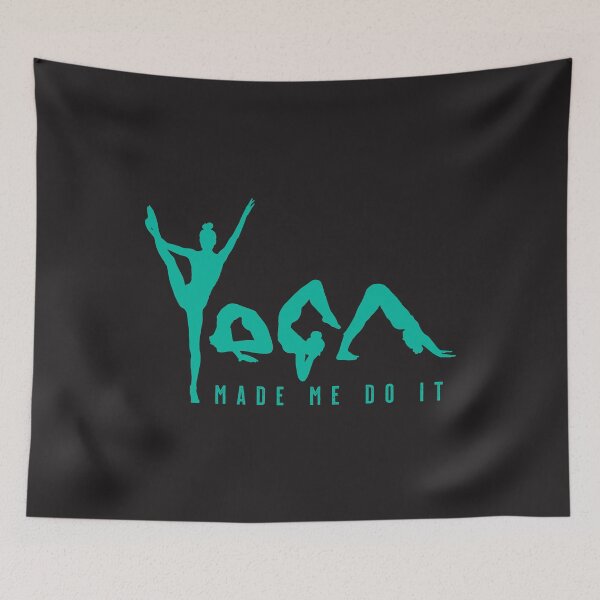 Item preview, Yoga Made Me Do It - Jade designed and sold by VicEllisArt.