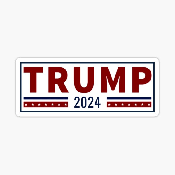 Trump 2024 Stickers | Redbubble