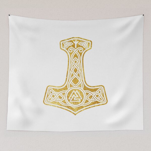 Item preview, Mjölnir (Thor’s Hammer) (on white) designed and sold by DotorEaon.