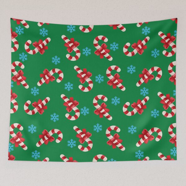 Item preview, Cute Xmas Pattern with Candy Cane and Snowflakes  designed and sold by SimplePickUps.