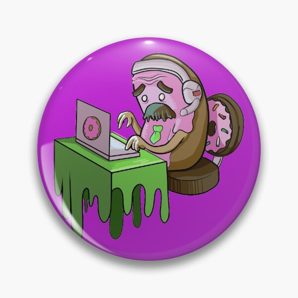 Item preview, Remote Office Worker Pink Donut designed and sold by wyrmskin.