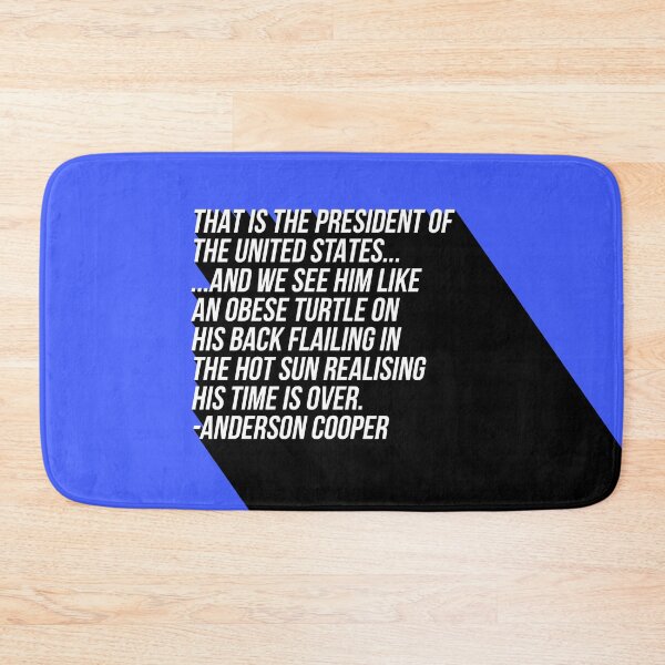 Item preview, obese turtle anderson cooper trump designed and sold by TwistedWords.