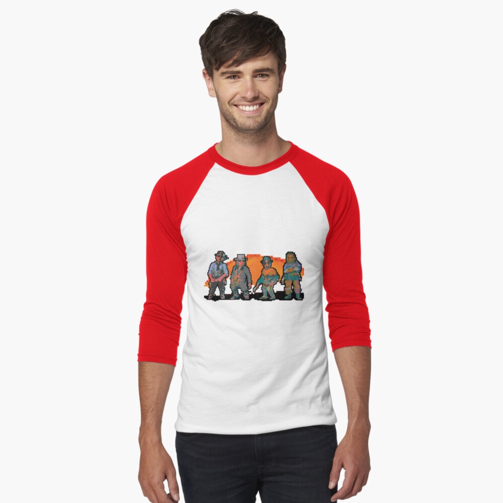 Vista previa del artículo con la obra «Camiseta ¾ estilo béisbol», diseñado y vendido por morphiac.