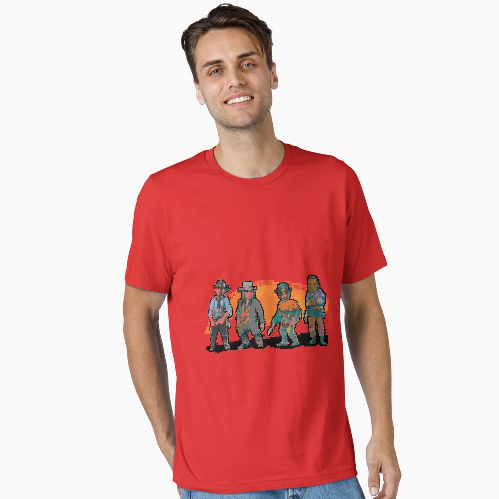 Vista previa del artículo con la obra «Camiseta esencial», diseñado y vendido por morphiac.