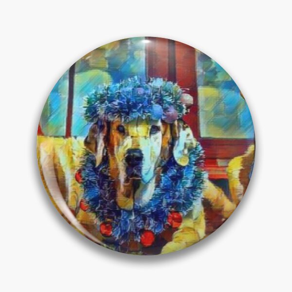 Item preview, Dog Christmas fun colourful festive bandanna designed and sold by Julieford.