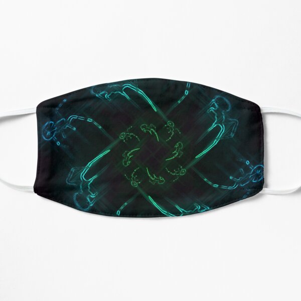 Neon Spider Spiral 3 Flat Mask