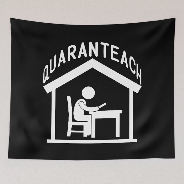 Item preview, Quaranteach Teaching Social Distancing Teacher designed and sold by TooFlyDesign.
