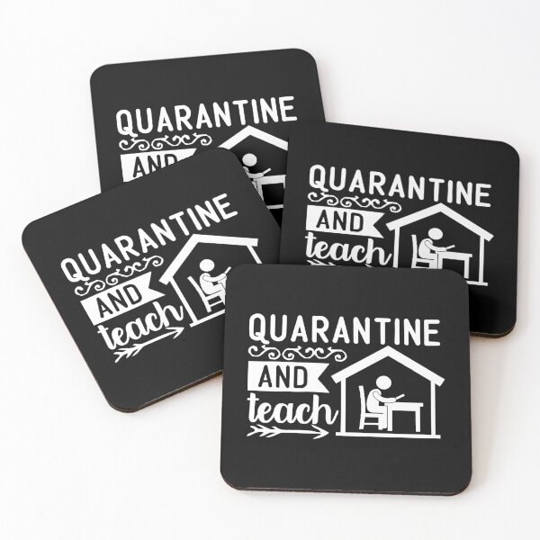 Item preview, Quarantine And Teach Teacher Social Distancing Teaching designed and sold by TooFlyDesign.