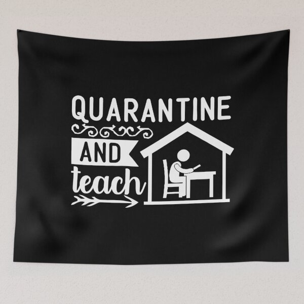 Item preview, Quarantine And Teach Teacher Social Distancing Teaching designed and sold by TooFlyDesign.