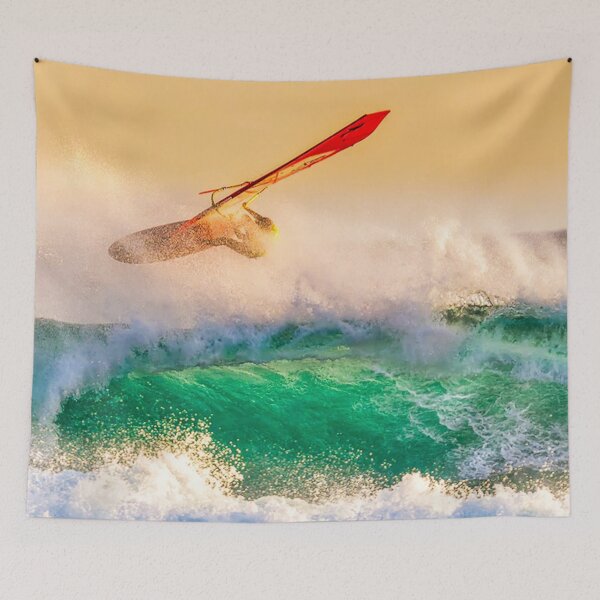Item preview, Windsurfer Flying. designed and sold by shirtdan.