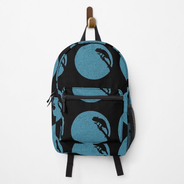 Item preview, Minimalist Distressed Blue Chameleon Moon designed and sold by pelagio.