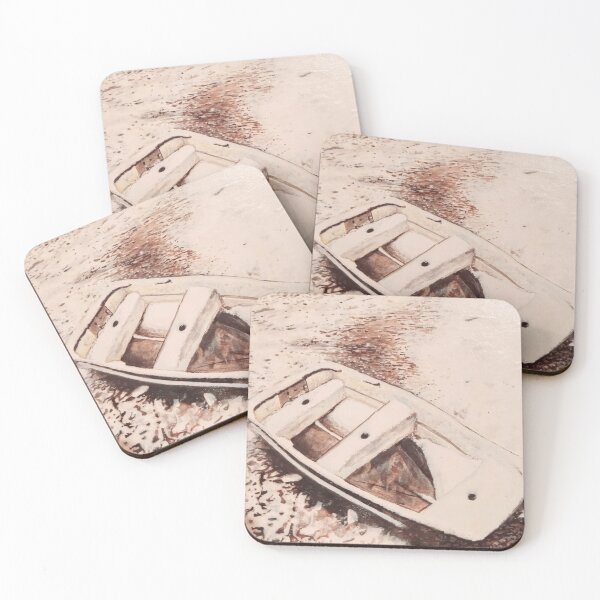 Item preview, Snowy rowing boat designed and sold by Rowland Glaysher.