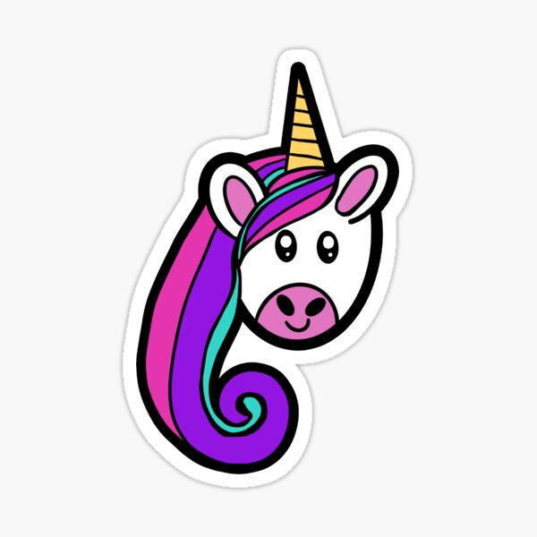 Unicorn Pastel Princess Sticker