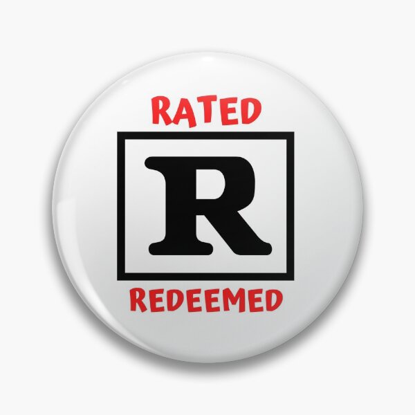 Item preview, RATED R FOR REDEEMED designed and sold by jreiter57.