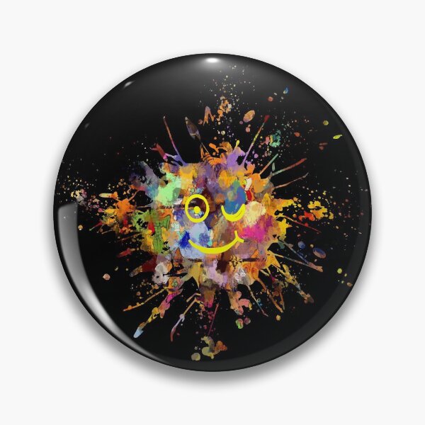 Item preview, color blob smiley designed and sold by TShirtsByMs.