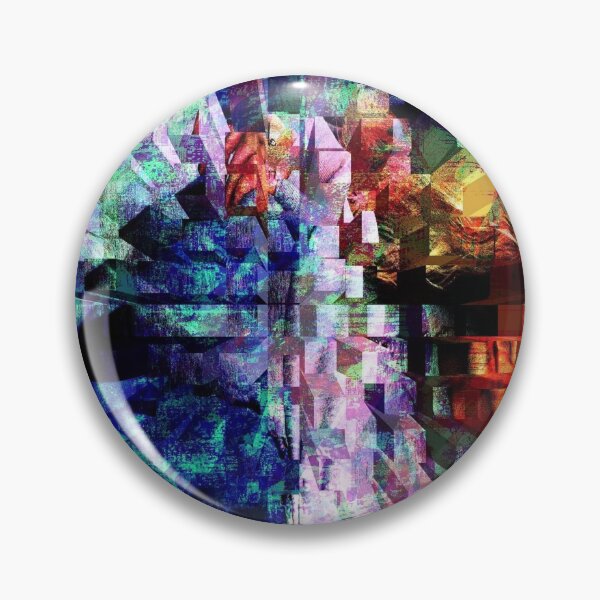 Item preview, Glitch Art Cube Cube Pillar designed and sold by TShirtsByMs.