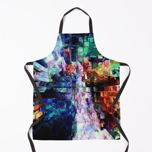 Item preview, Glitch Art Cube Cube Pillar designed and sold by TShirtsByMs.