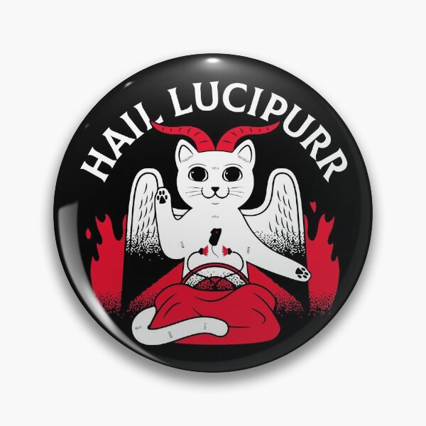 Item preview, Hail Lucipurr designed and sold by printify.