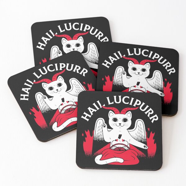 Item preview, Hail Lucipurr designed and sold by printify.