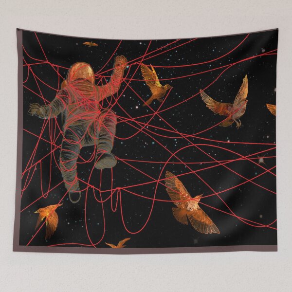 Item preview, Psychedelic Tangled Astronaut Lost in Space designed and sold by Xeuno.