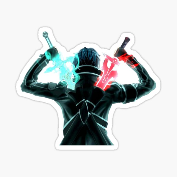 Kirito Asuna Sword Art Online Sticker