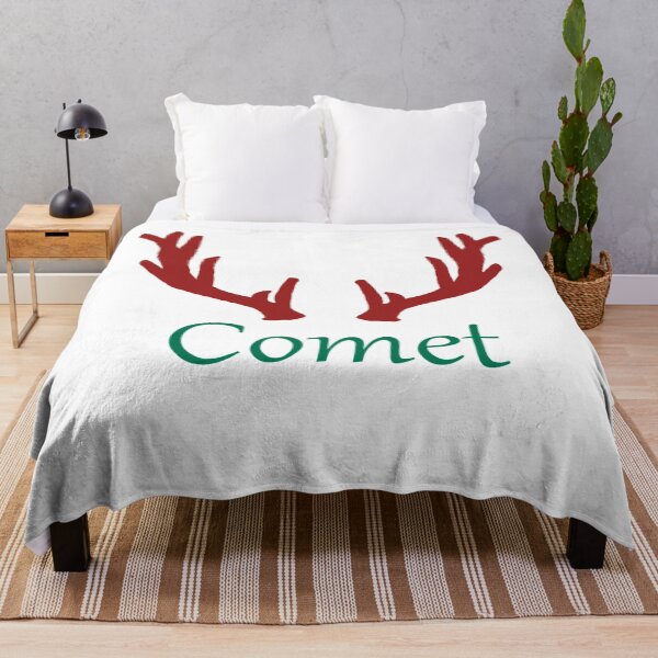 Item preview, Comet Antler Reindeer Green and Red designed and sold by ArtsyRabbit.
