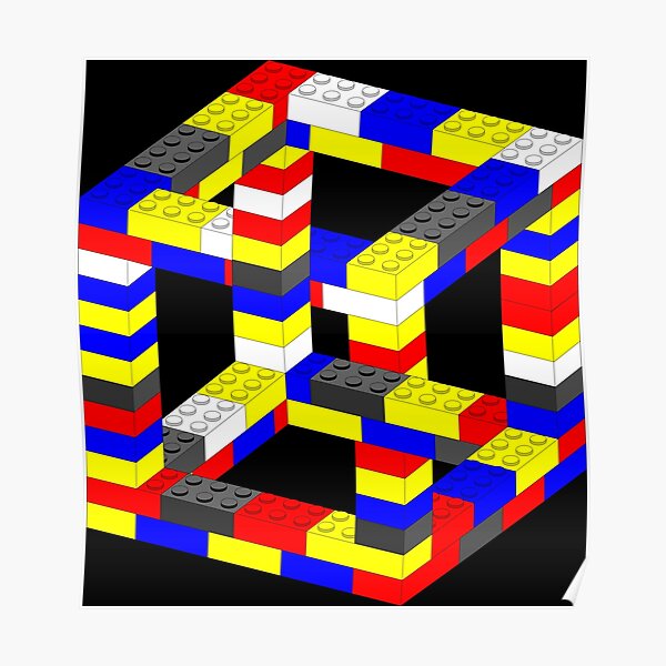 Impossible Cube Bricks Original Poster