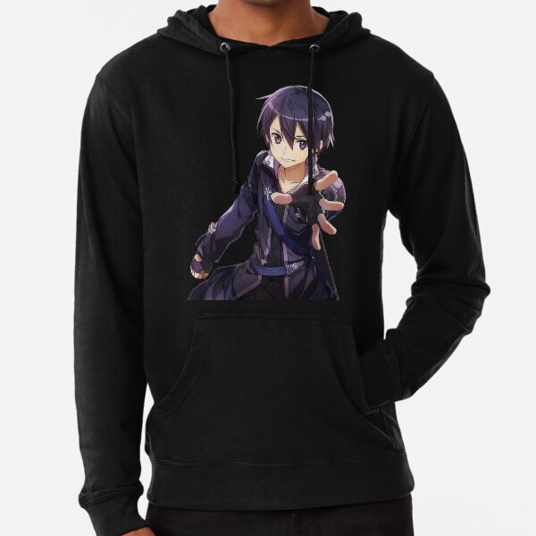 Kirito Dengeki Sword Art Online Sweat à capuche léger