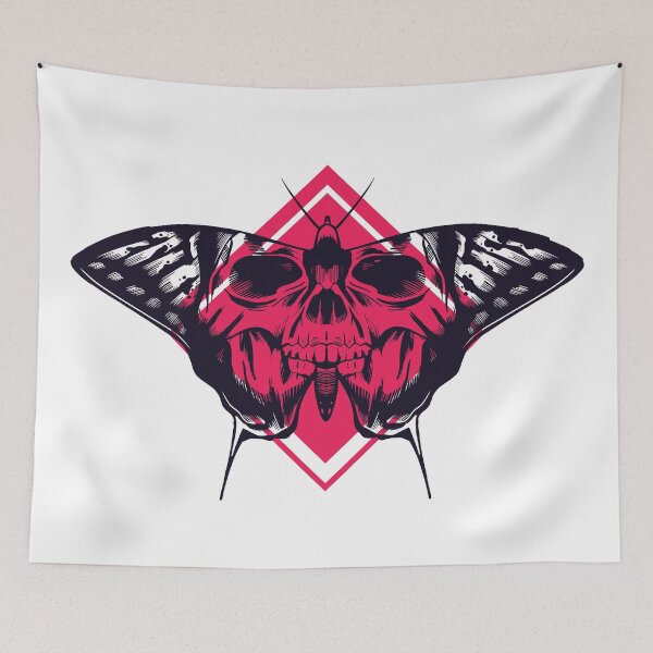 Item preview, Butterfly With Skull Mystical designed and sold by infleims.