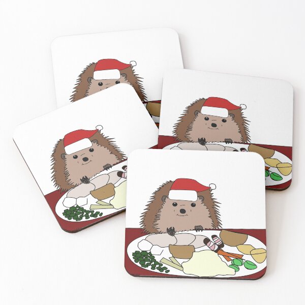 Item preview, Christmas Hedgehog designed and sold by dominiccivilart.