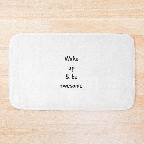 Item preview, Wake up & be awesome designed and sold by psyduck25.