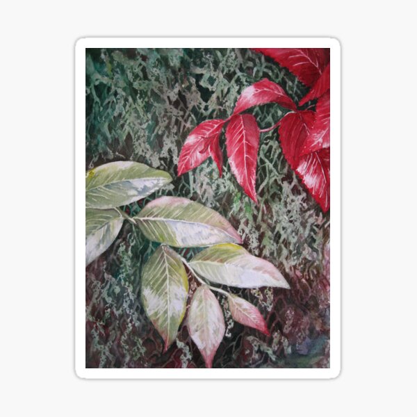 Item preview, Tropical Foliage Watercolour Painting designed and sold by Heatherian.