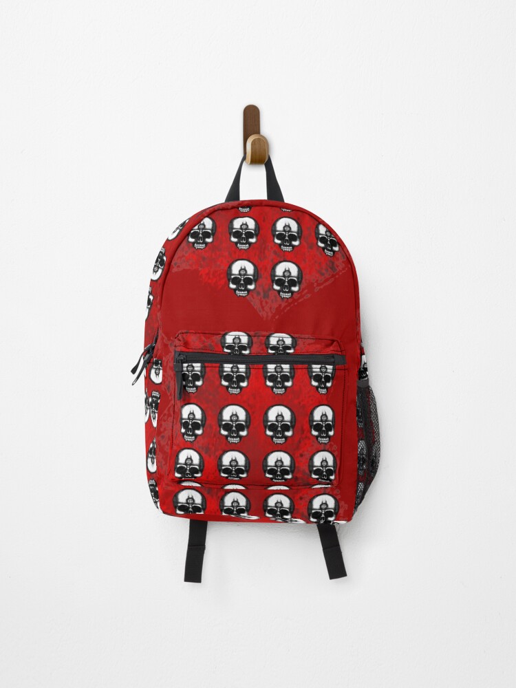 Thumbnail 1 of 3, Backpack, Error face multi skull designed and sold by errorface.