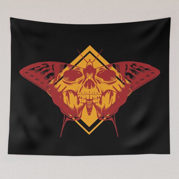 Item preview, Butterfly With Skull Mystical designed and sold by infleims.