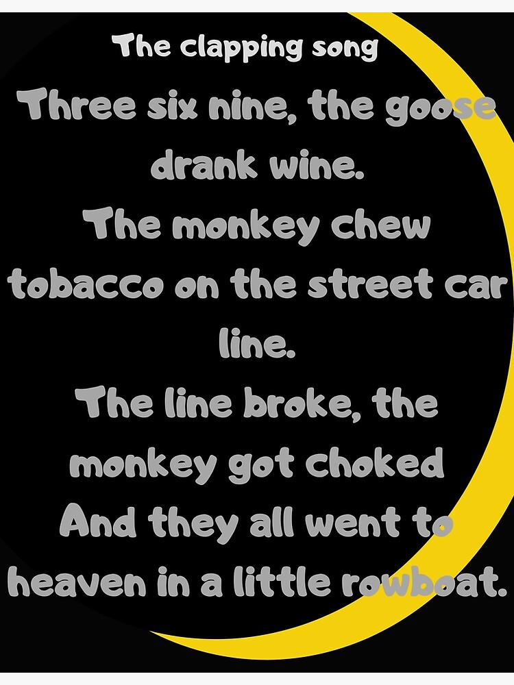 chew tobacco song couras clapping song Bananarama 