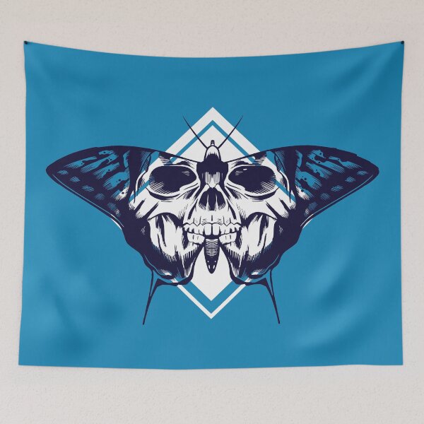 Item preview, Butterfly With Skull Mystical designed and sold by infleims.