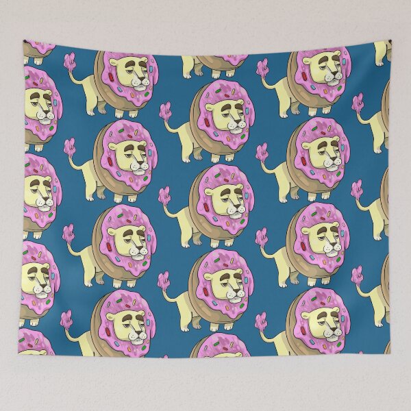 Item preview, Cute Pink Donut Lion Animal designed and sold by wyrmskin.