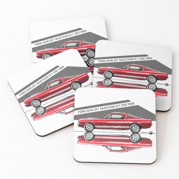 Item preview, Ford Shelby Mustang GT 350 Candy Apple Red / White Le Mans Stripes designed and sold by Azaziel.