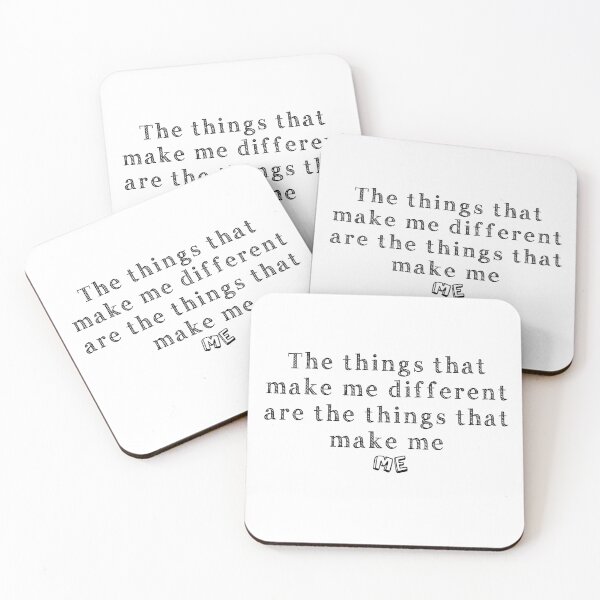 Item preview, The things that make me different are the things that make me ME designed and sold by psyduck25.