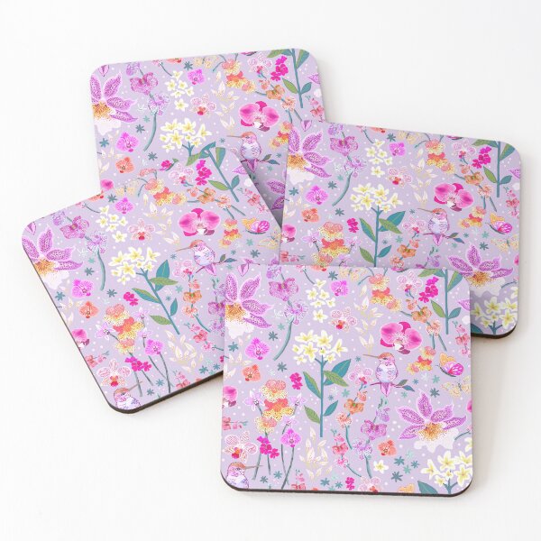 Item preview, Orchid Garden on Lavender designed and sold by Janet Broxon.
