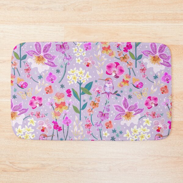 Item preview, Orchid Garden on Lavender designed and sold by Janet Broxon.