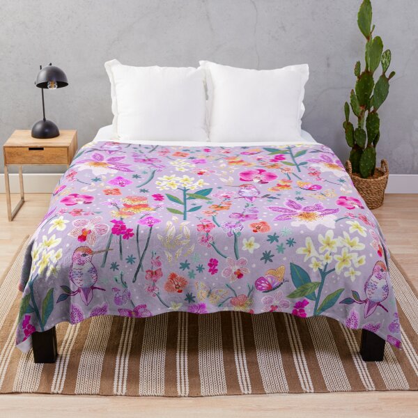 Item preview, Orchid Garden on Lavender designed and sold by Janet Broxon.