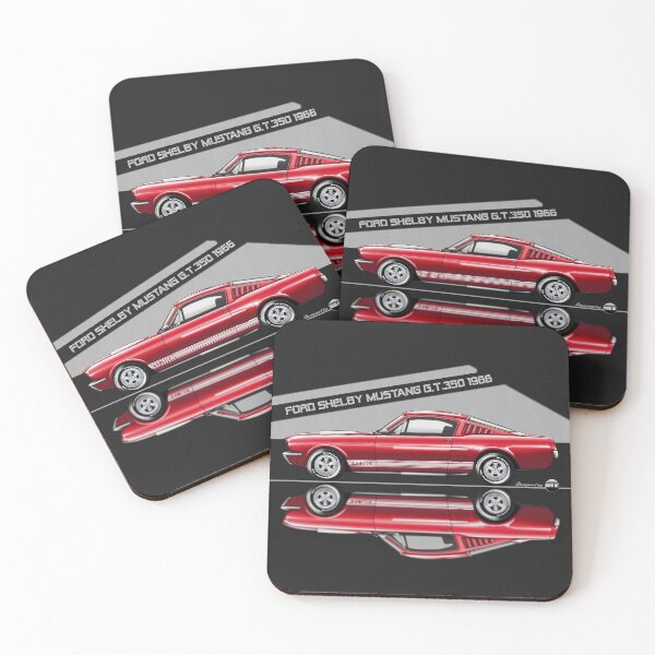 Item preview, Ford Shelby Mustang GT 350 Candy Apple Red / White Le Mans Stripes designed and sold by Azaziel.