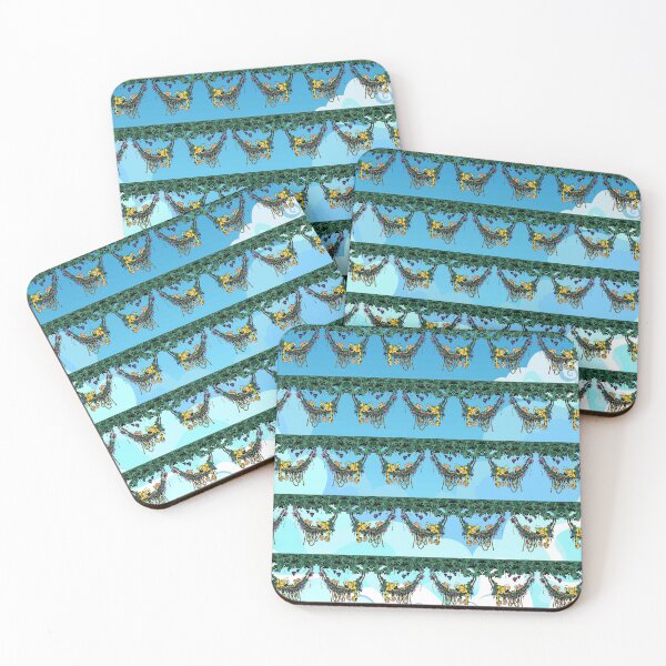 Item preview, Marsupilami in hammock / Day sky / Pattern designed and sold by Hubashop.