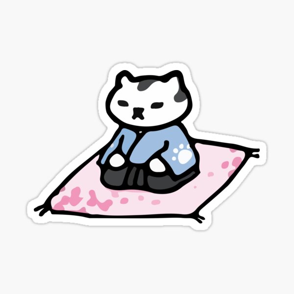 Mr Meowgi - Neko Atsume Sticker