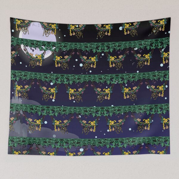 Item preview, Marsupilami in hammock / Night sky / Pattern designed and sold by Hubashop.