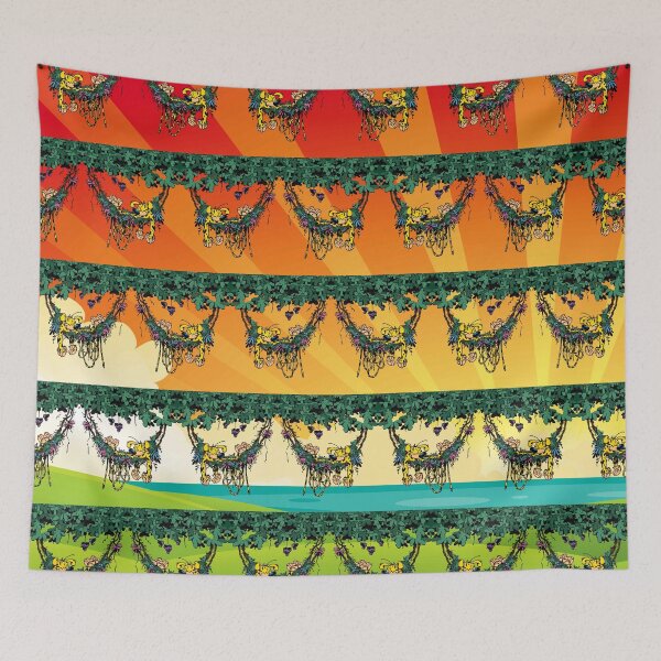 Item preview, Marsupilami in hammock / Sunset / Pattern designed and sold by Hubashop.