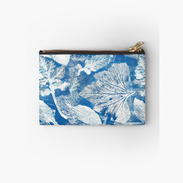 Item preview, Botanical Blue White Monoprint designed and sold by pear-la.