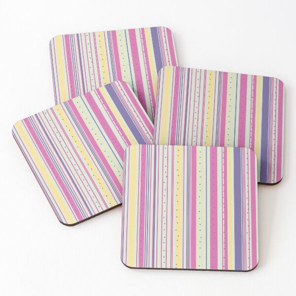 Item preview, Cotton candy stripes pink and yellow designed and sold by Meg M Studio.