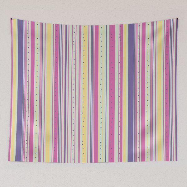 Item preview, Cotton candy stripes pink and yellow designed and sold by Meg M Studio.